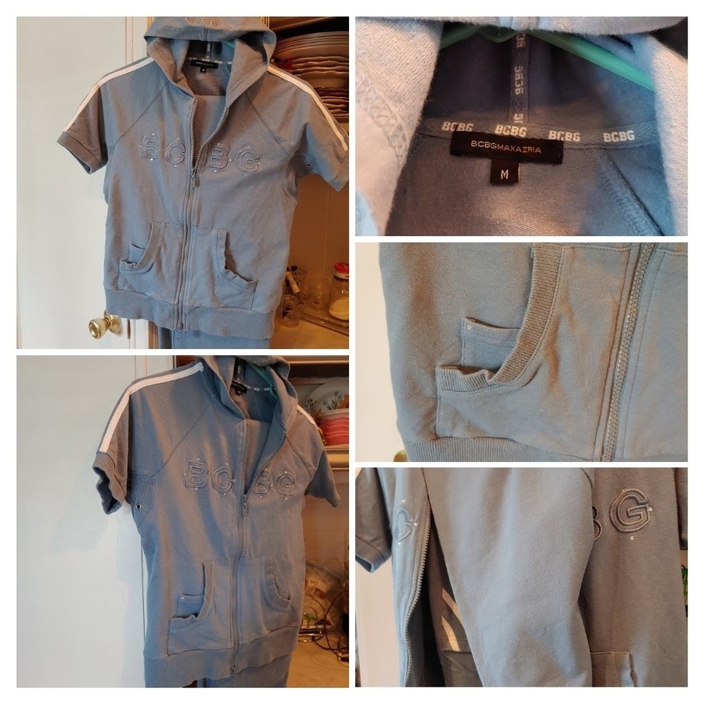 BCBGMaxAzria Capri running suit